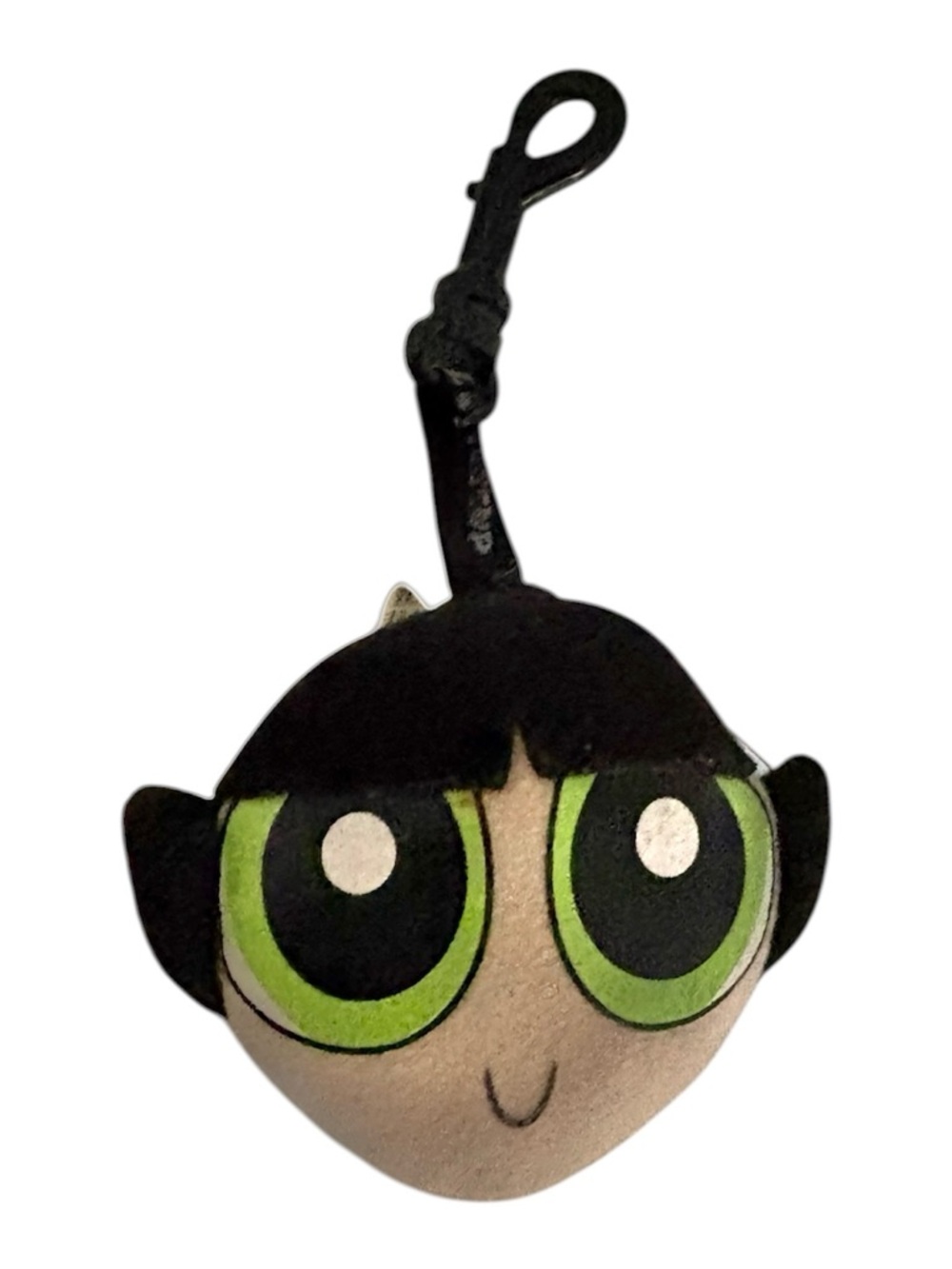 CARTOON NETWORK POWERPUFF GIRLS PLUSH KEYCHAIN BUTTERCUP TEACHER'S PET Y2K